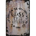thumbnail image 1 of Wall Sign Bless This Kitchen Love Homecooking Meals Family Blessed Decorative Art Wall Decor Funny Gift, 1 of 1