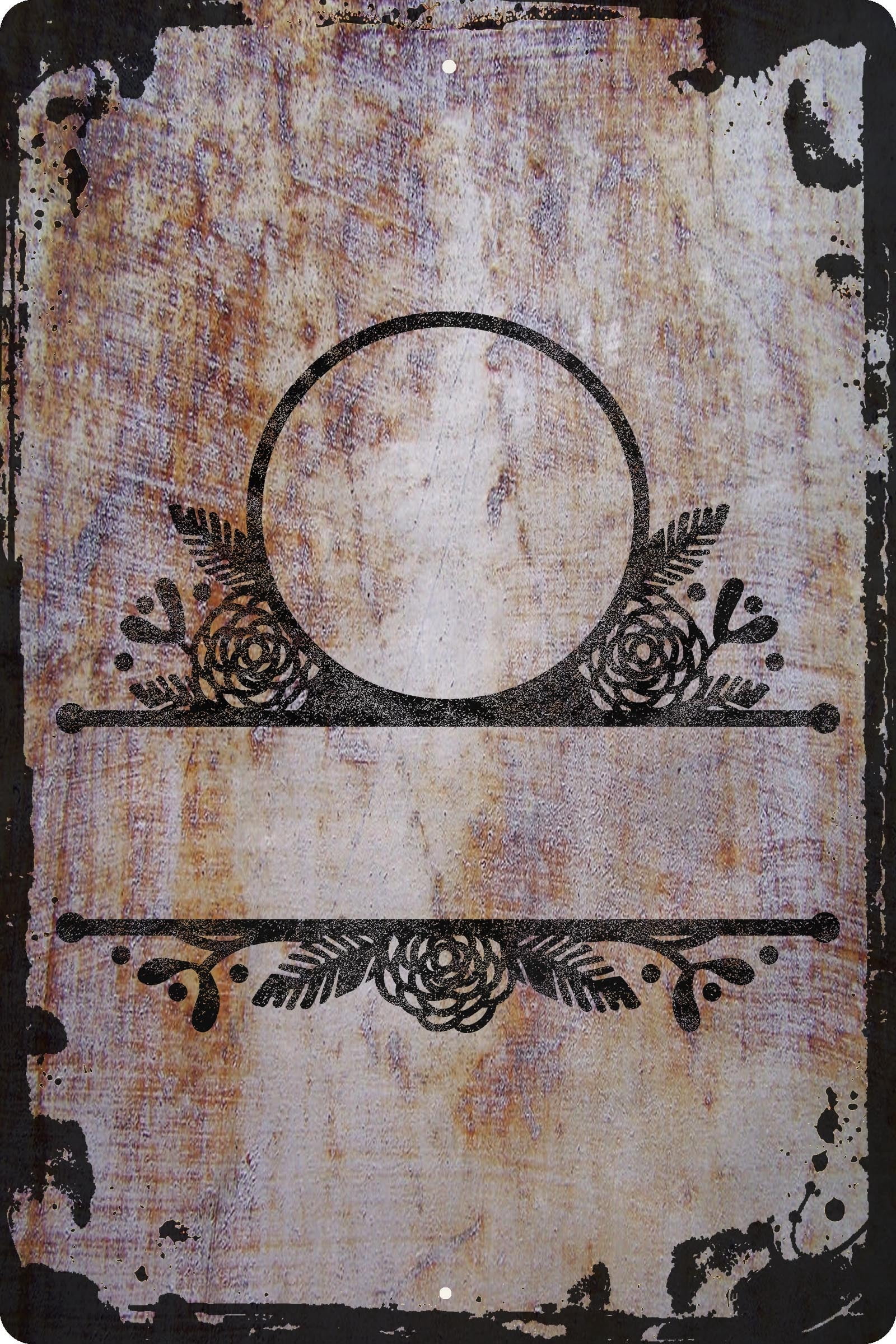 Fancy Pattern Signs Wall Sign Fancy Floral Design Color In DIY Label Tatto Art Style Label ...