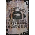 thumbnail image 1 of Wall Sign Fantasy football season sports touchdown bet bracket funny Decorative Art Wall Decor Funny Gift, 1 of 1