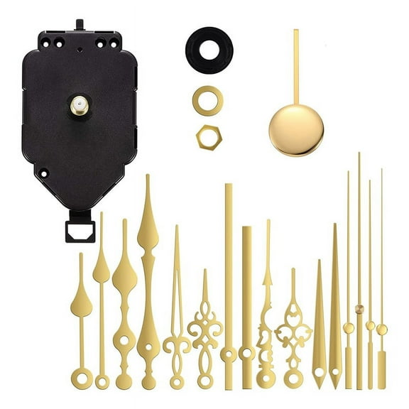 Wall Silent Pendulum Quartz Clock Movement, Pendulum Clock Mechanism Parts Motor Replacement DIY Repair Parts