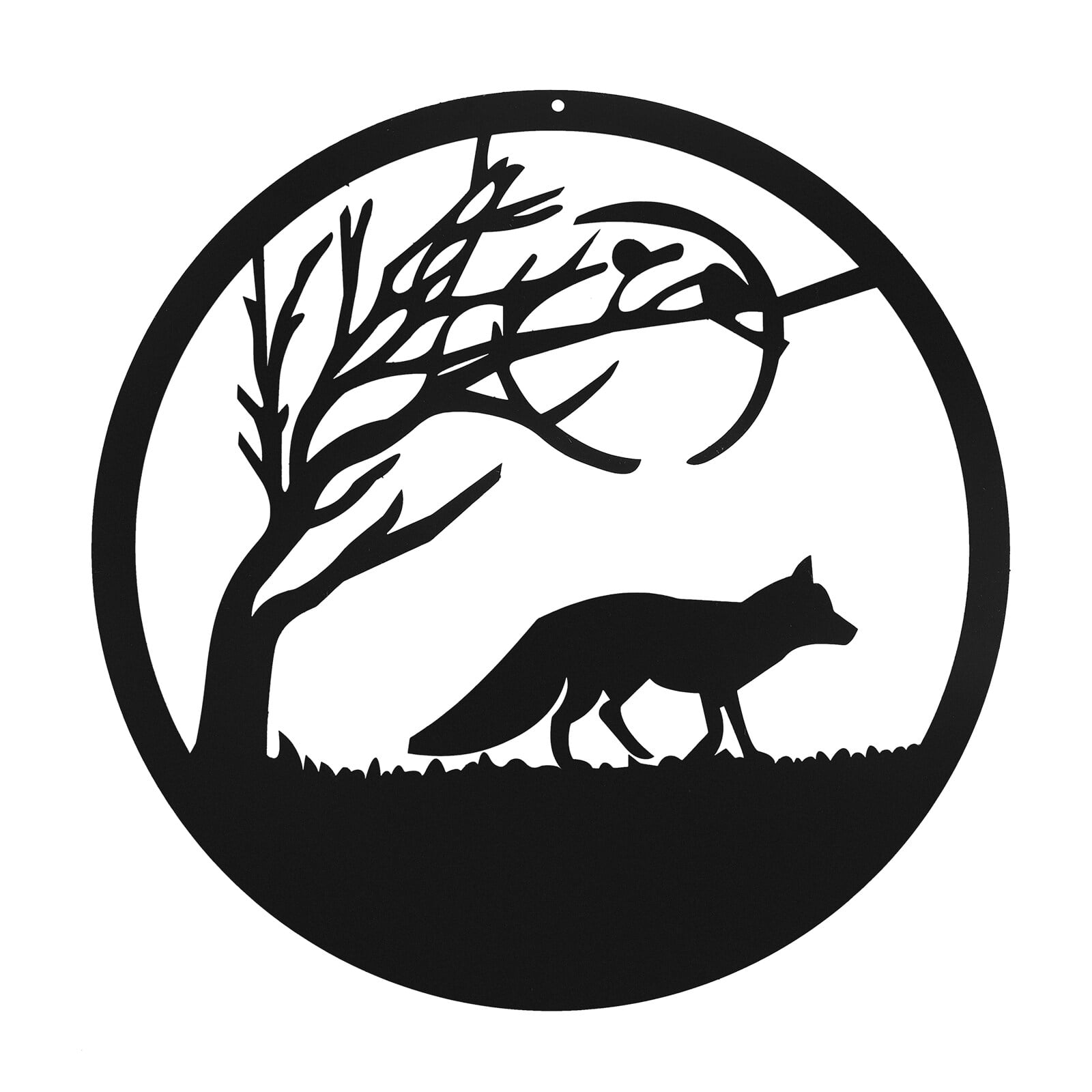 Wall Silhouette Metal Animal Hanging Sculpture Art Wildlife Layout3D