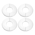 thumbnail image 1 of Wall Split Flange, 304 Stainless Steel Round Escutcheon Plate for 42mm Diameter Pipe, 4 Pack, 1 of 5