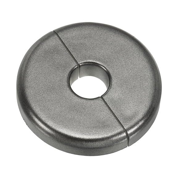 Wall Split Flange, ABS Self-Adhesive Escutcheon Plate for 10mm/0.4" Diameter, Water Pipe Cover for Kitchen Toilet Faucet Decoration, Grey