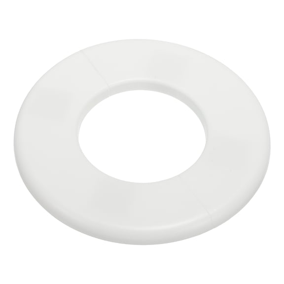 Wall Split Flange, ABS Self-Adhesive Escutcheon Plate for 64mm/2.5" Diameter, Water Pipe Cover for Kitchen Toilet Faucet Decoration, White