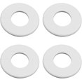 Wall Split Flange for 2 Inch Pipe, White ABS, 4Pcs - Walmart.com