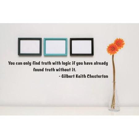 Wall Sticker Decal : All are lunatics, but he who can analyze his delusion is called a philosopher Quote 4x16 Inches