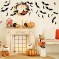 thumbnail image 1 of Wall Sticker,Realistic Self-adhesive 3D Bat Decoration Stickers, 1 of 10