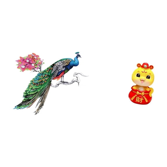 Wall Sticker Snake Statue Vintage Wall Decal Resin Material for Bedroom Living Room Office Holiday Decor