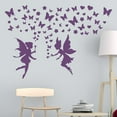 thumbnail image 1 of Wall Stickers Butterfly Peel and Stick Wall Decals 1 Sheets Removable Art Decor, 1 of 9