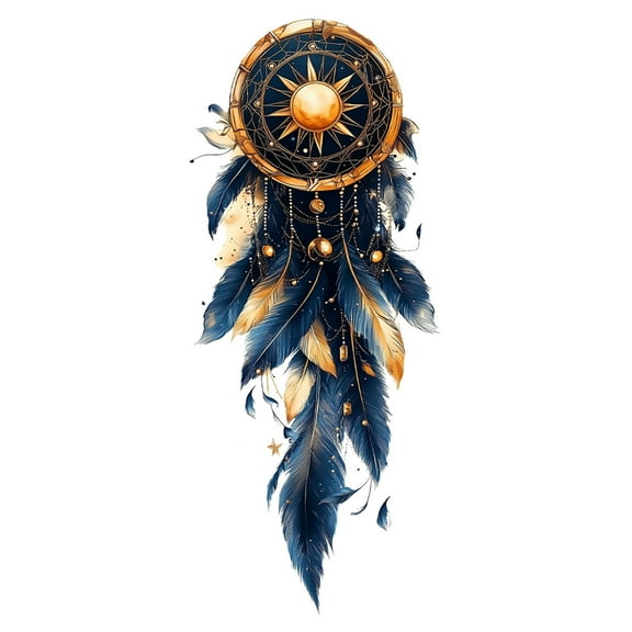 Wall Stickers Dream Catcher Vinyl Decals Living Room Bedroom Home Decor Peel and Stick 11"x23.2"