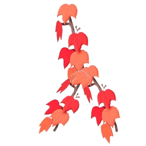 Wall Stickers Fridge Climbing Vines Decorative Cute Funny 3D Hinged for Refrigerators Kitchen Home and Fall