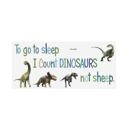 Wall Stickers Go To Bed Dinosaurs Are Not Sheep Wall Stickers Children'S Room Layout Stickers, Home Wall Stickers