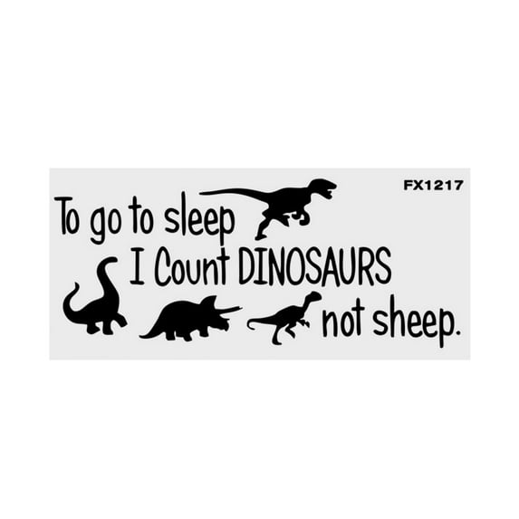 Wall Stickers Go To Bed Dinosaurs Are Not Sheep Wall Stickers Children'S Room Layout Stickers, Home Wall Stickers