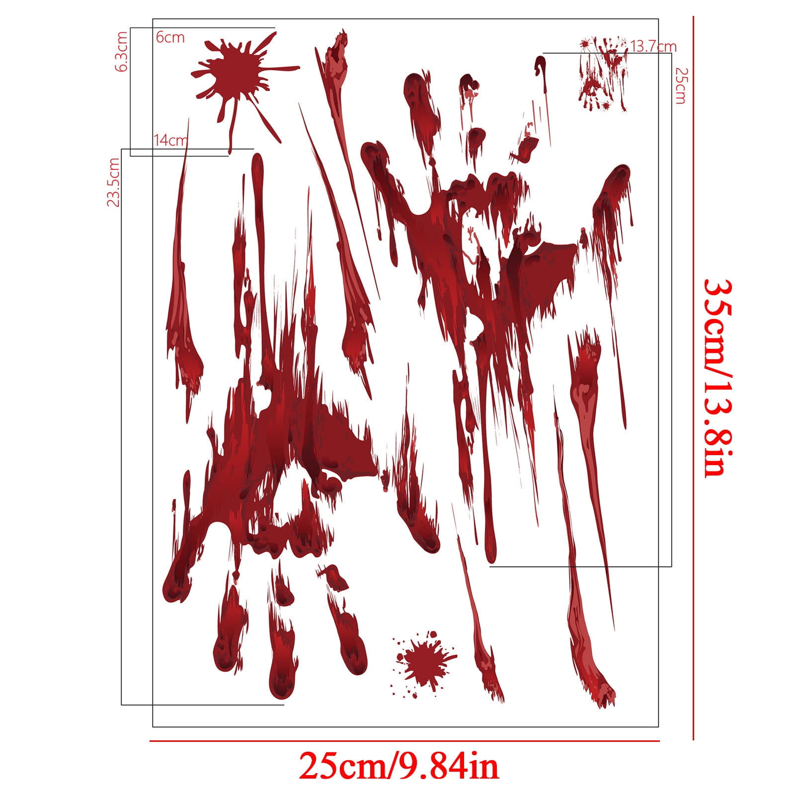 Wall Stickers Halloween Party Window Glass Decoration Wall Sticker