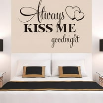 Wall Stickers - Home Wall Stickers - Mural Vinyl Art Home Goodnight Wall Sticker Bedroom Decor Decal Me Home Decor - 1Pc Heart-Shaped English Proverb Wall Sticker
