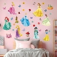 thumbnail image 1 of Girs Wall Stickers - Cartoon Princess Character Stickers for Children Room - DIY Removable Stickers for Baby Nursery Girls Bedroom Living Room Playroom Wall Decoration, 1 of 6