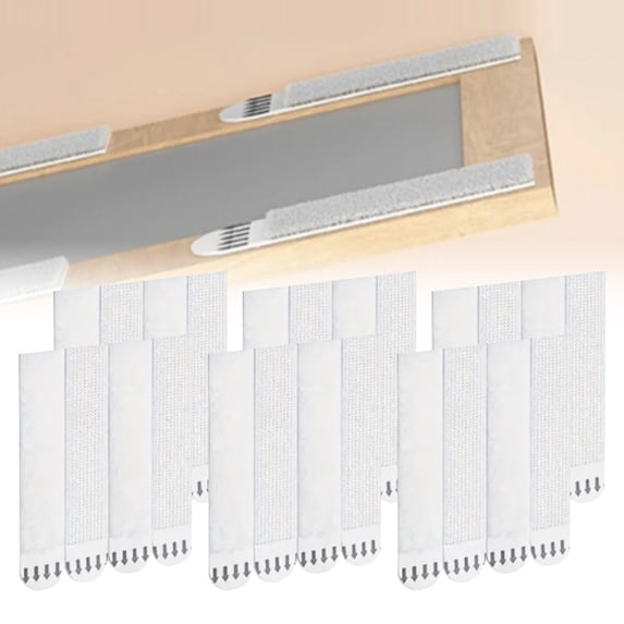 Wall Stickers,Picture Hanging Strip 12 Pairs Sticky Picture Hanger Removable Adhesive Photo Frame Tape