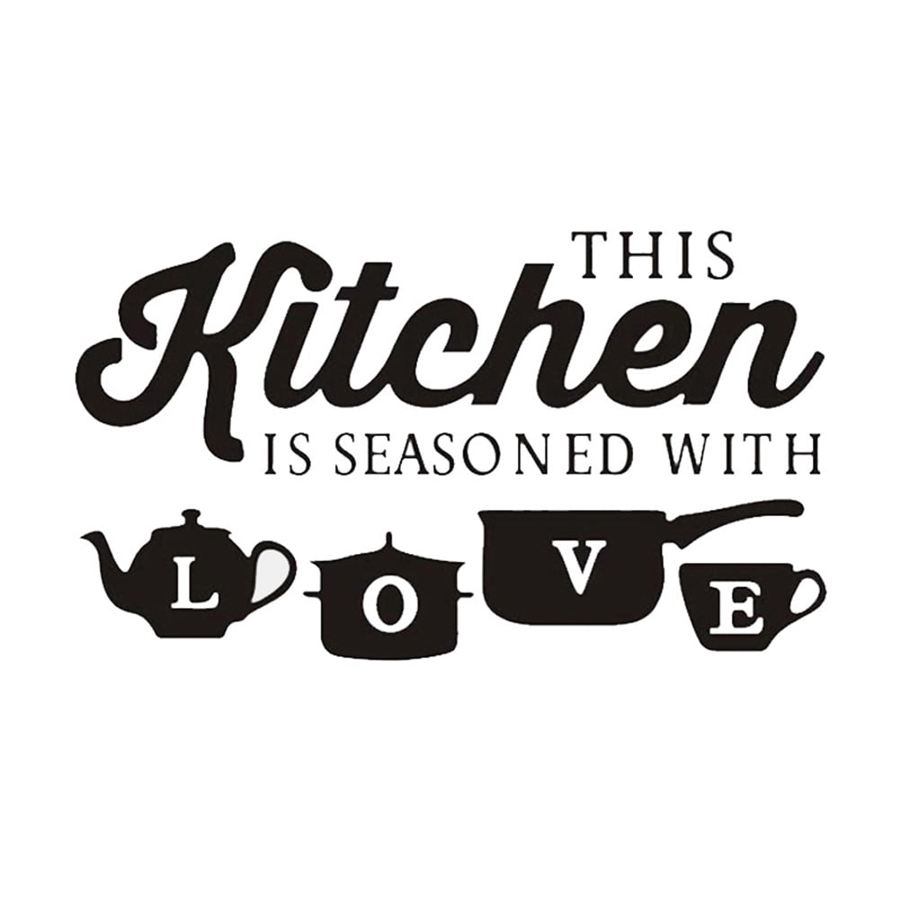 Wall Stickers Removable Art Murals Wall Decals for Kitchen and Living