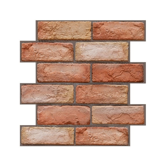 Wall Stickers, Self-Stick Tile Decals, Kitchen Bathroom Decor, Peel and Stick Waterproof Heat-Resistant Easy to Wipe No Grouting No Glue