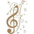thumbnail image 1 of Wall Stickers Treble Clef Pattern Wall Decals Removable Self Adhesive Wallpapers Home Decor Vinyl Wall Art Murals Wall Decoration for Living Room Bedroom Music Lovers Gifts for People, 1 of 9