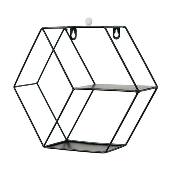 Wall Storage Rack, Wall Hanging Organizer, Multi-Shelf Space Saver for Living Room, Durable Iron Material, Compact Wall Mount, Home Decor, Functional Storage Solution