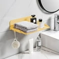 thumbnail image 1 of Wall Storage Shelf, No-Drill Organizer, Nail-Free Shelf, Bathroom Storage, Kitchen Storage, Multi-Layer Shelf, Retractable Storage, Space-Saving Organizer, Durable Shelf, 1 of 6