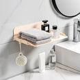 thumbnail image 1 of Wall Storage Shelf, No-Drill Organizer, Nail-Free Shelf, Bathroom Storage, Kitchen Storage, Multi-Layer Shelf, Retractable Storage, Space-Saving Organizer, Durable Shelf, 1 of 6
