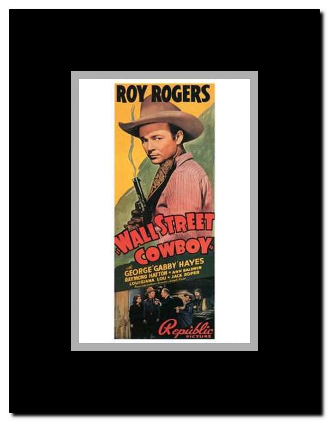 Wall Street Cowboy Framed Movie Poster