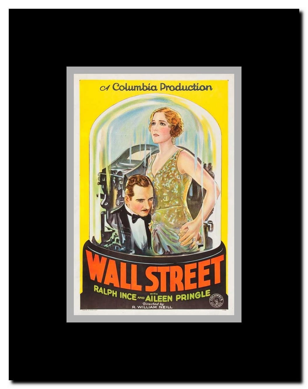 Wall Street Framed Movie Poster