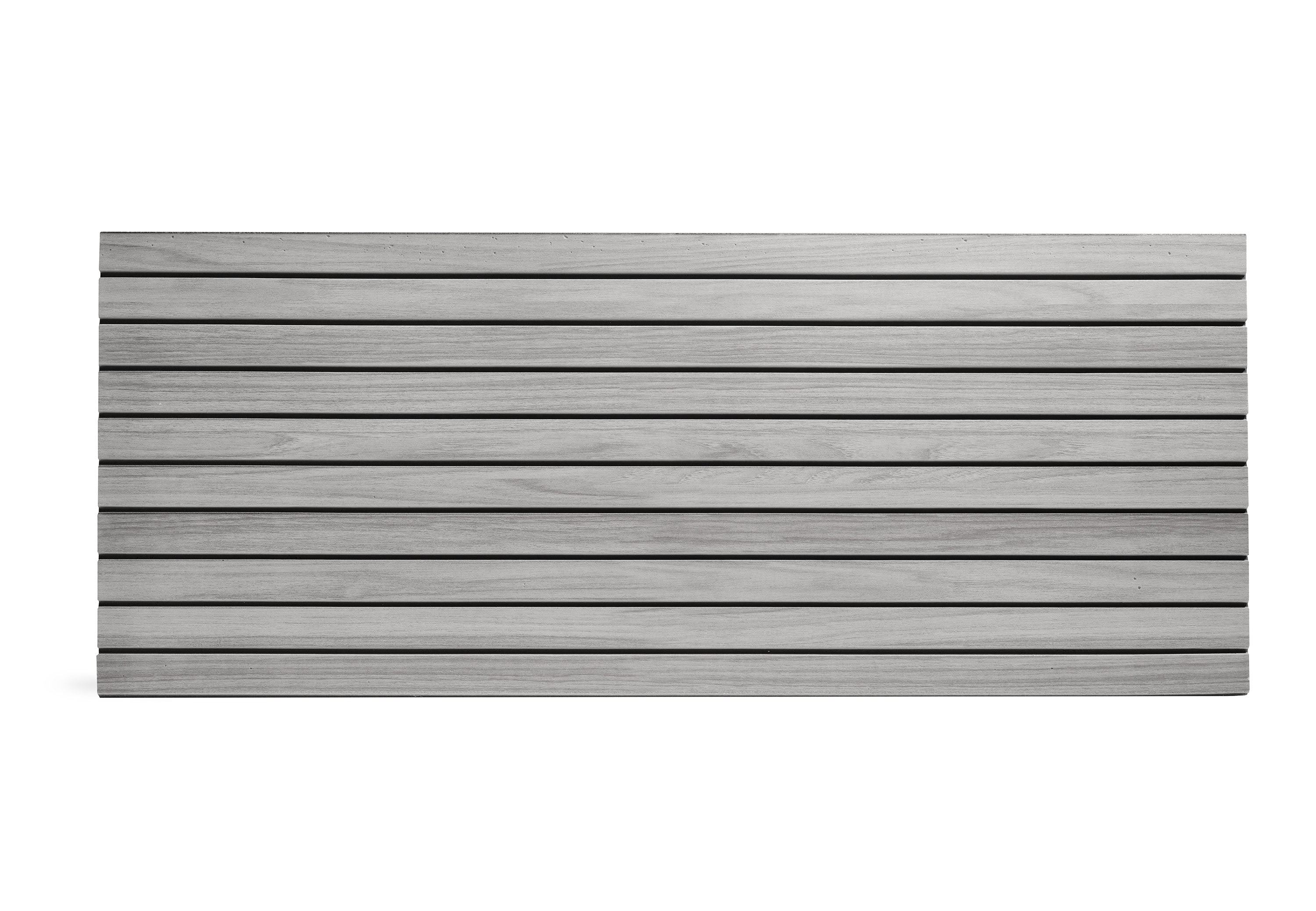 UltraLight Gray Faux Wood Wall Mural Set of Four