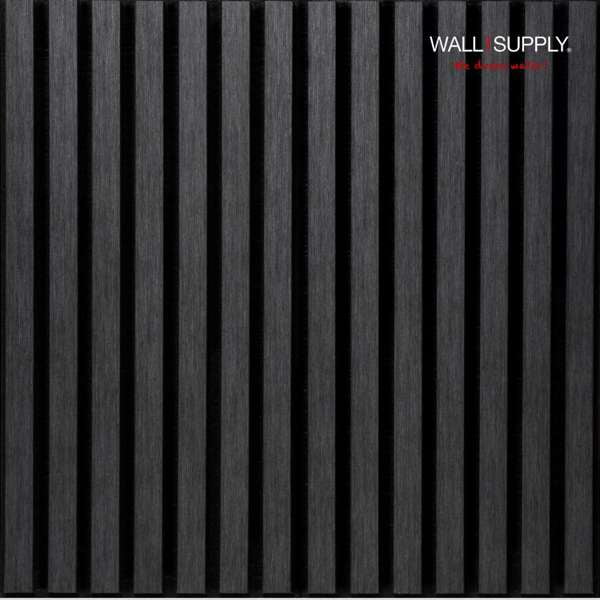 Anthracite 3D Acoustic Polystyrene Wall Panels Set of 6