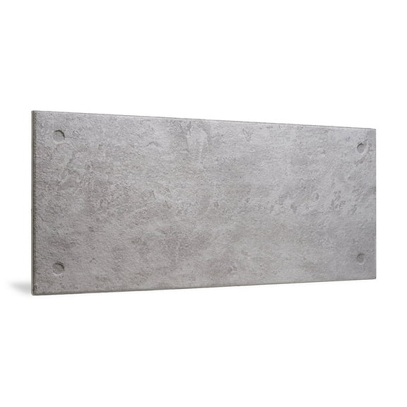 Wall!Supply UltraLight Industrial Concrete HD Printed  3D EPS Foam Wall Panels  Easy DIY Installation  Concrete Look  Set of 4 Panels (25.83 sq ft)