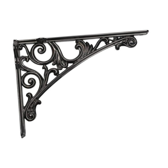 Wall Support Shelf Bracket Right Angle Frame Rustic Industrial Design for Bedroom Bathroom Shops and Cafes