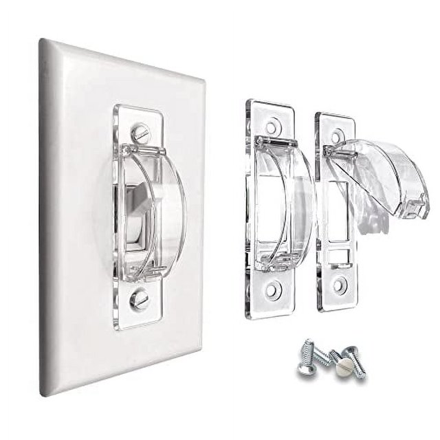 Wall Switch Guard, ILIVABLE Child Proof Light Switch Plate Covers