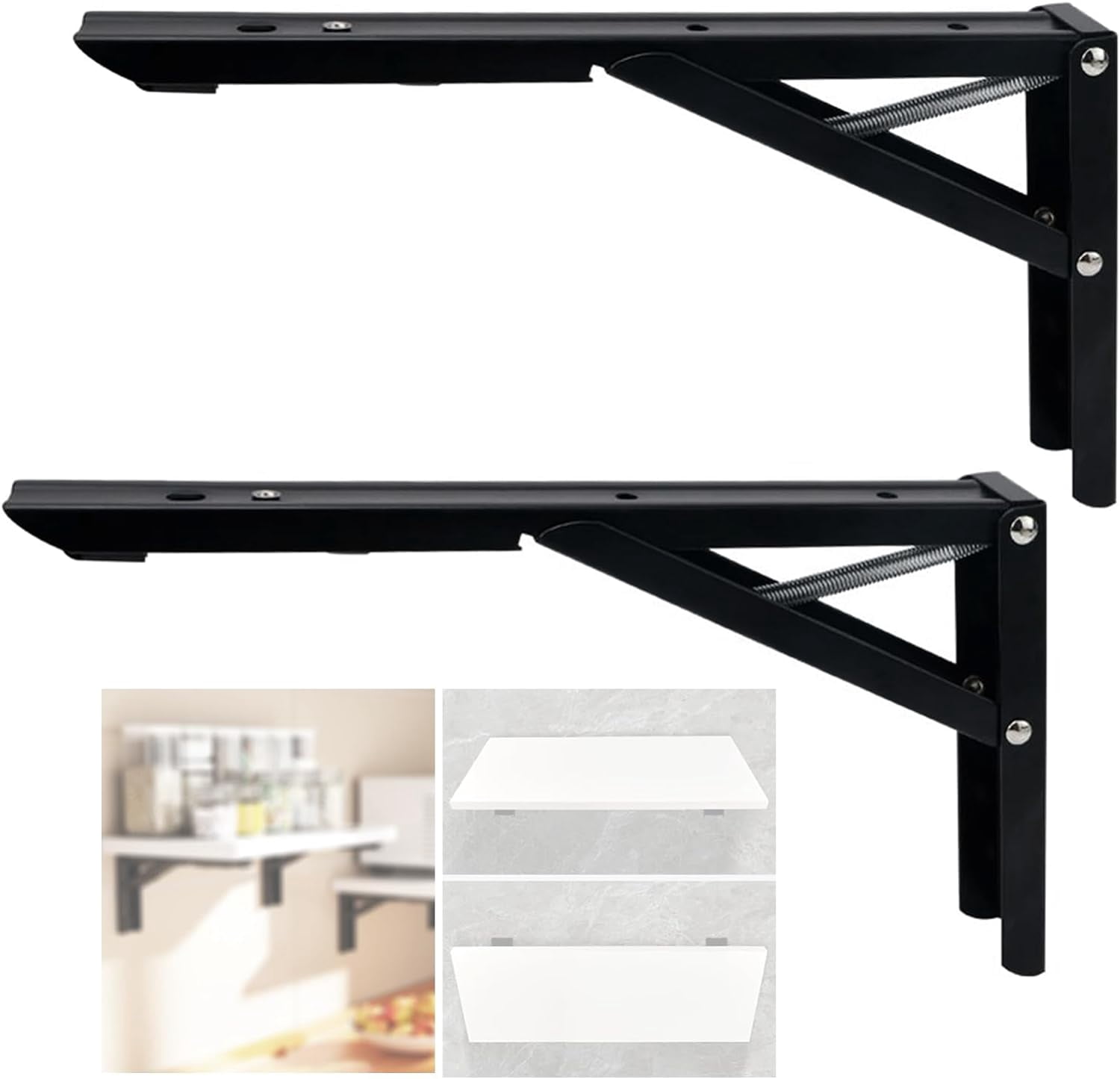 Hinge Snapper Racks Wall Table Fold Down Hinge,90 Degree Self-Locking Folding Hinge,Save ...