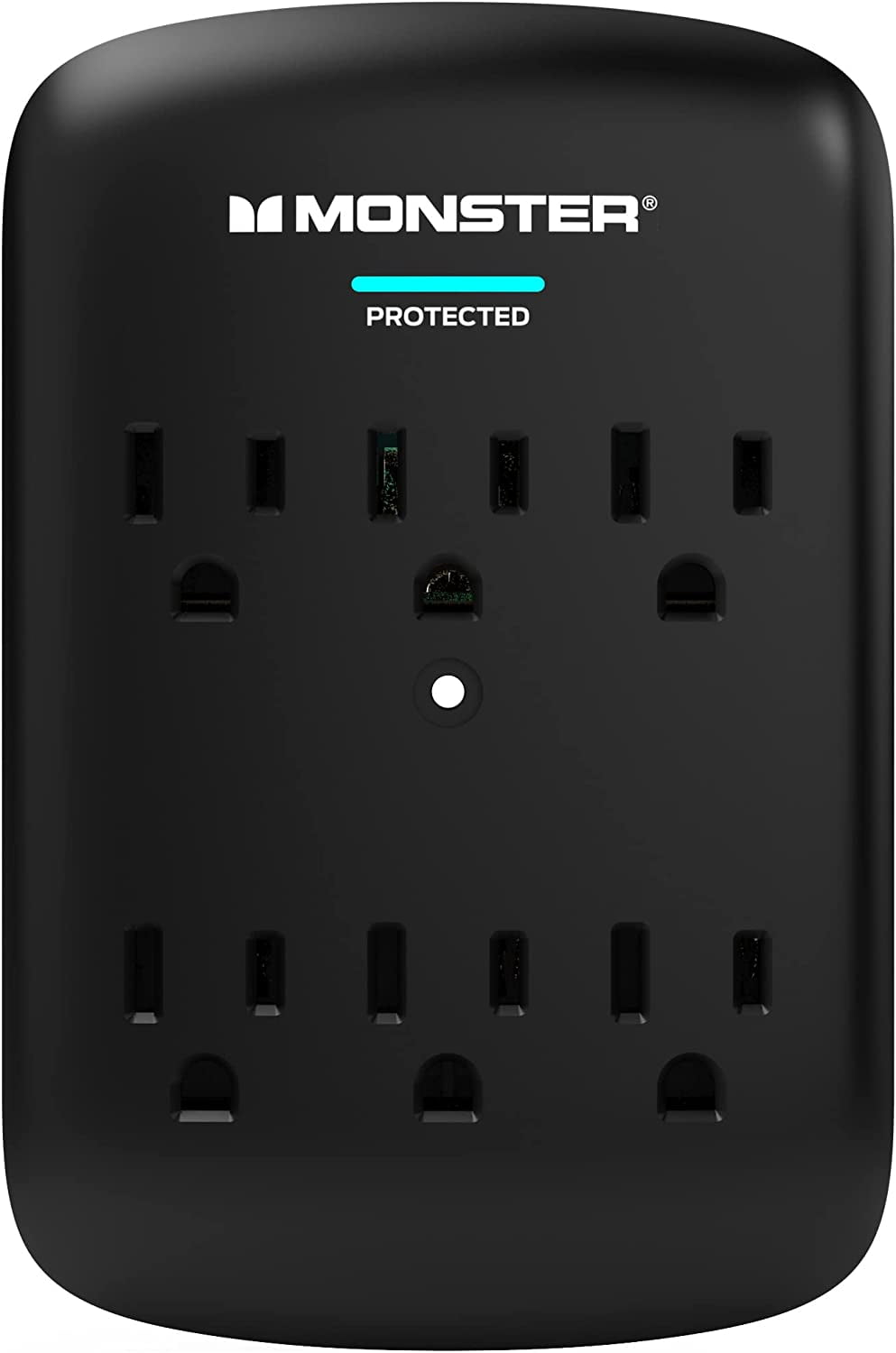 Wall Tap Plug 6-Outlet Extender with Outlet Surge Protector for Home,  Travel, Office, Home Appliances, Computers, and Smart Phone Devices – 300J  and