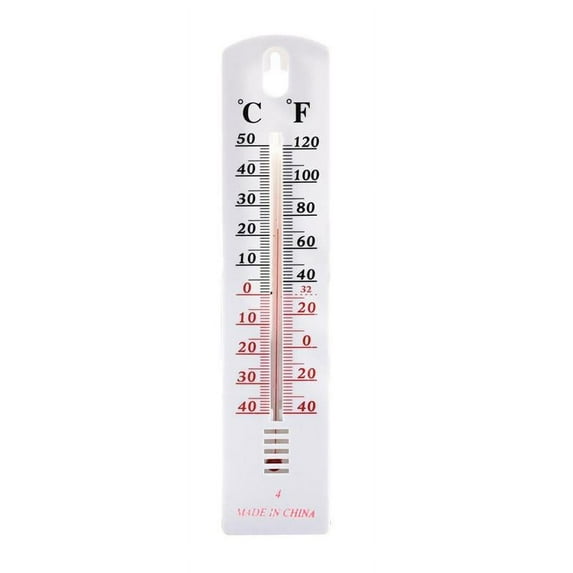 Wall Thermometer Indoor Outdoor Hang Garden Greenhouse House Office Room H6N8