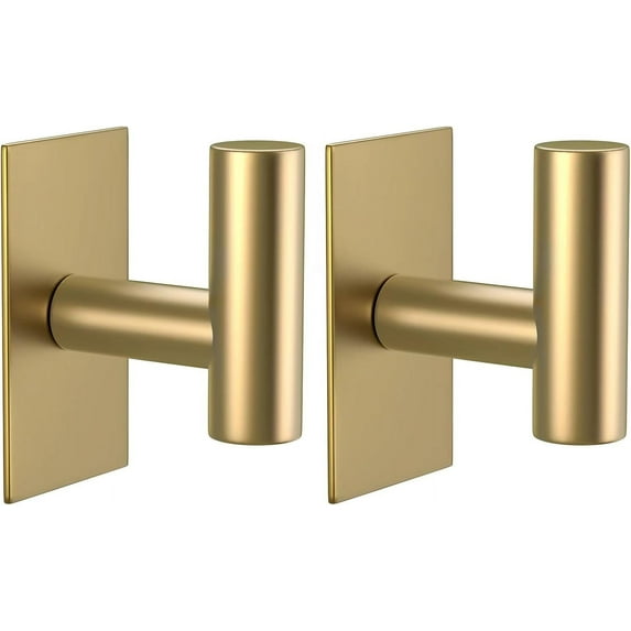 Wall Towel Hooks, Duty Adhesive Hook Waterproof Towel Hooks for Hanging Coat, Clothes, Closet Hook Wall Mount for Kitchen(2 -4Pack)