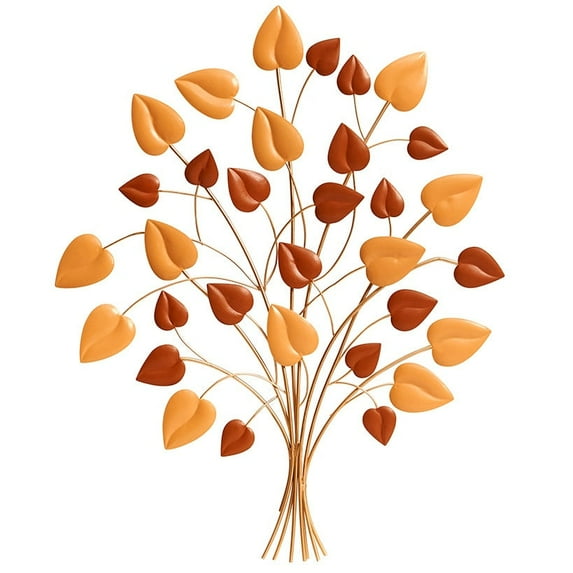 Decorative Metal Wall Tree Décor - Blue/Green, Copper, or Mauve