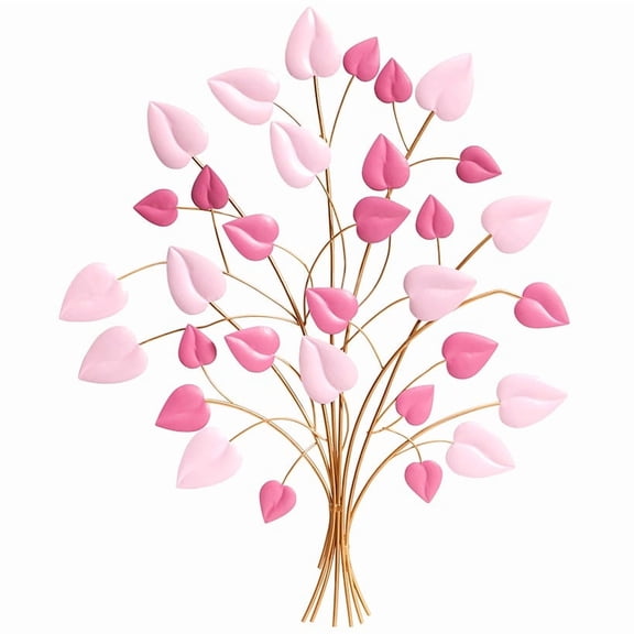 Decorative Metal Wall Tree Décor - Blue/Green, Copper, or Mauve