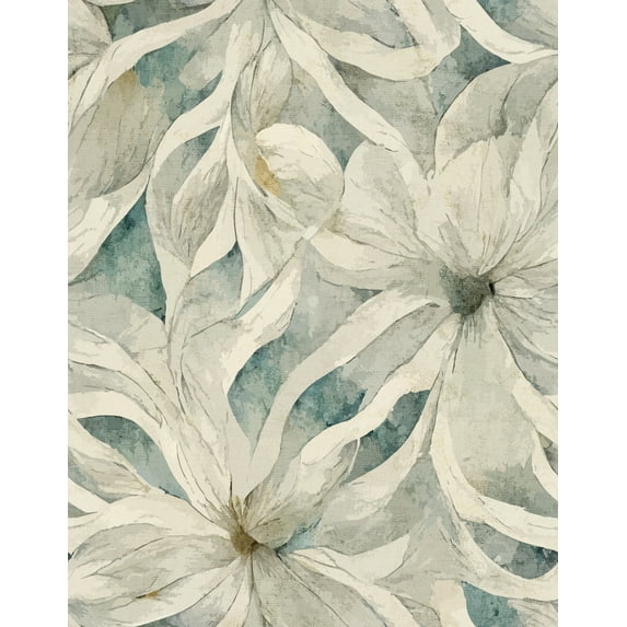 Wall Wear Peel and Stick Wallpaper Roll – 17.5" x 216" Urban Stems Design - Removable Vinyl Wallpaper – Anti-Air Bubble, Renter-Friendly, Self-Adhesive – Easy to Apply & Remove – Modern Home Décor