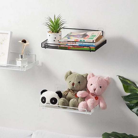 Wall Wifi Router Shelf Living Room Television Set-Top Box Holder Storage Rack