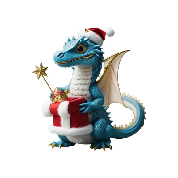 Wall Window Christmas Tree Fireplace Acrylic Dinosaur Elves Decoration