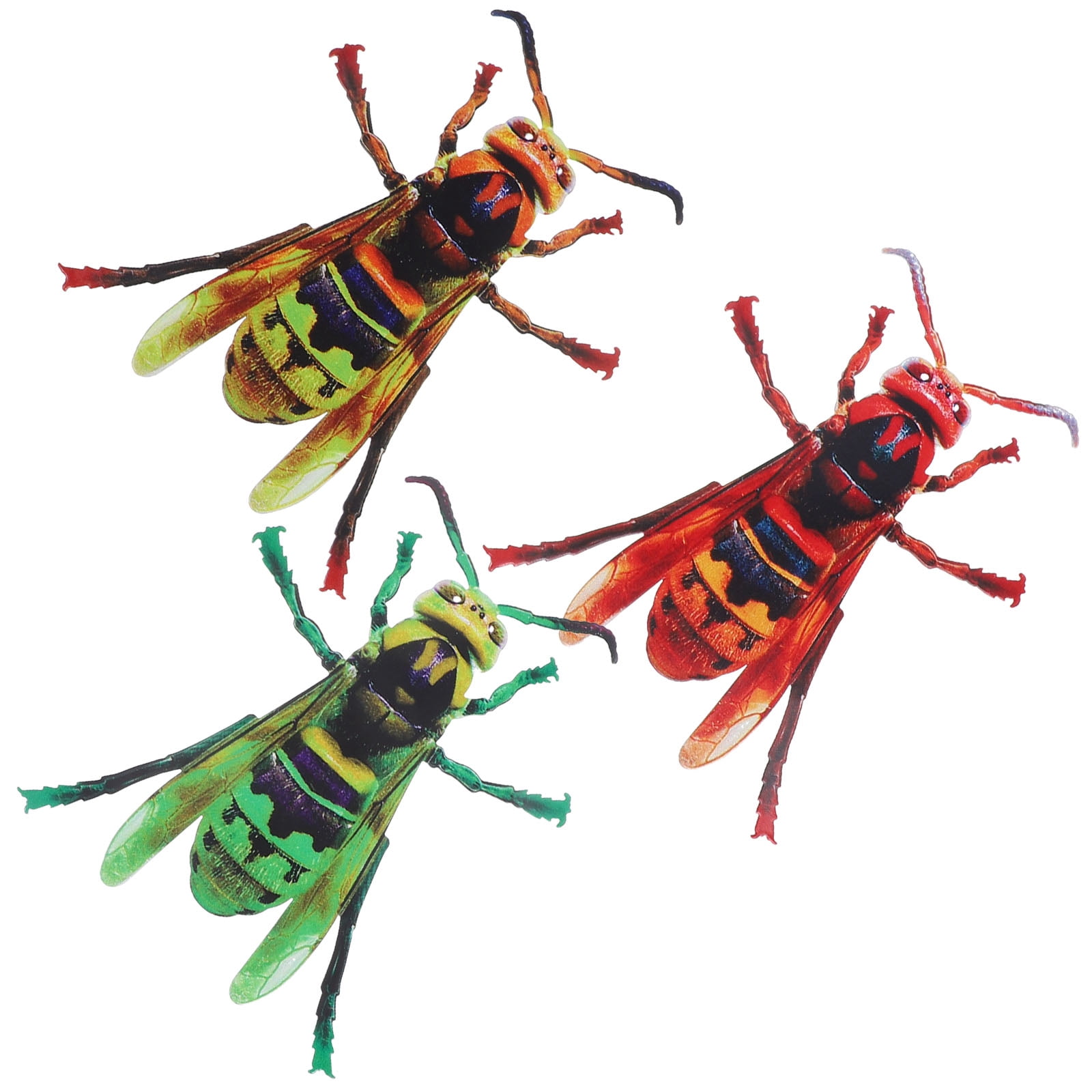 ifundom Realistic Metal Bugs for Outside Decor Insect Shaped 3Pcs ...