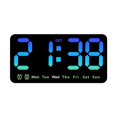 Wall clock Voice Controlled Large Digital Wall Clock With Temperature