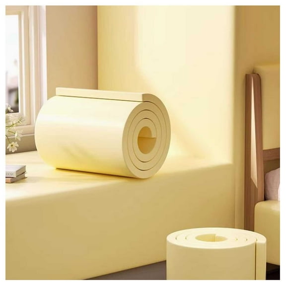 Wall cushion self-adhesive, edge protection anti-collision wall pad 200cm, 3D wall panels padded headboard, DIY cutting for bed headboard wall protection