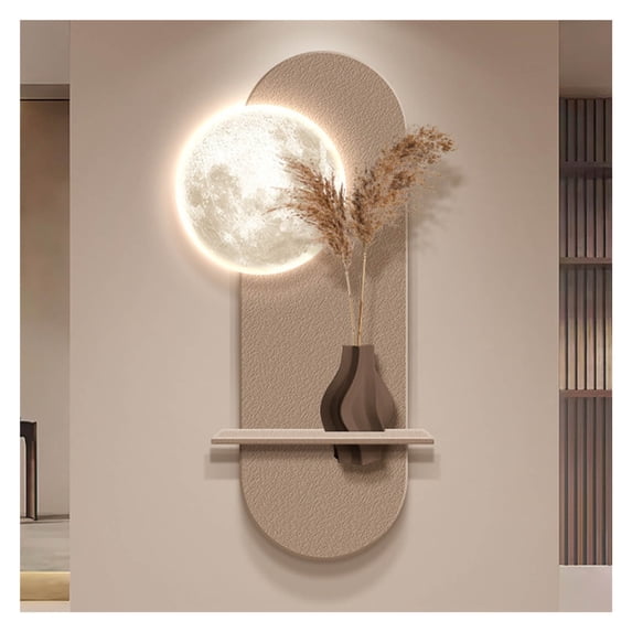 Wall decoration, with light decorative painting, 3D wall art, living room wall decoration, modern home decor, for living room dining room wall decoration