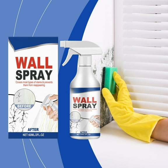 Wall direct spray paint for household repair, covering stains, peeling walls and interior renovation