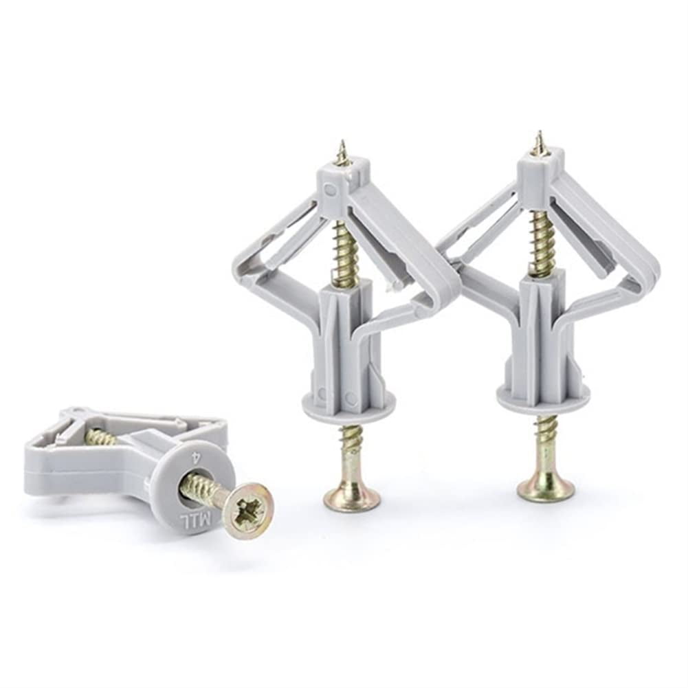 Wall fixings Heavy Duty,Wall Anchor, Aircraft/Butterfly Expansion Anchors Bolts Plastic Self