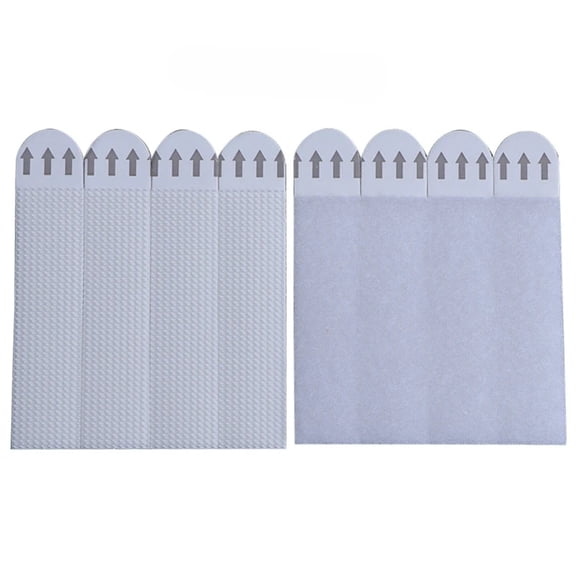 COREBAY-Wall hanging strips, adhesive wall hanging strips, used for wall hanging, no need for nails, no damage and no additional nails required for installing adhesive poster frames, white, 24 pairs